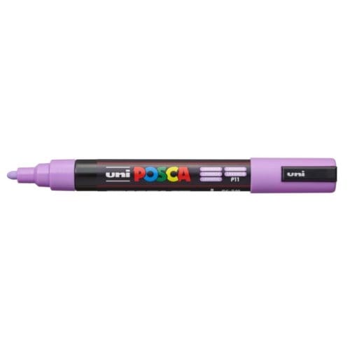 Posca marker met conische punt schrijfdikte medium lavendelblauw