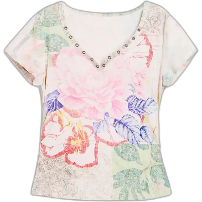 T-shirt dames Desigual Bloom