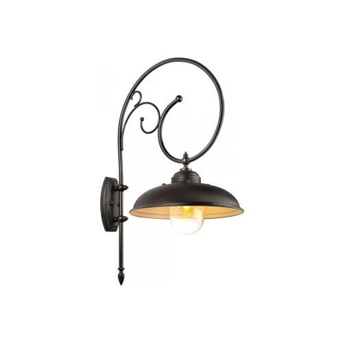 KS Verlichting Muurlamp Bayonne Antiek Zwart
