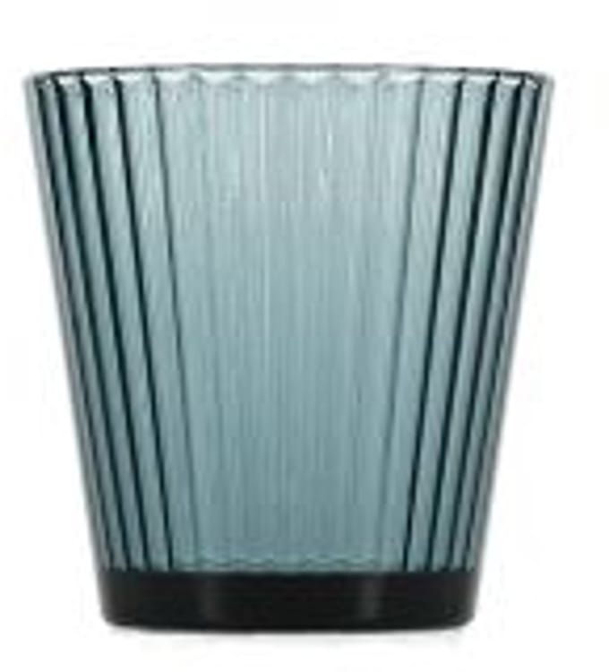 Bon Bistro - Glas 27cl blauw Luz - set/4