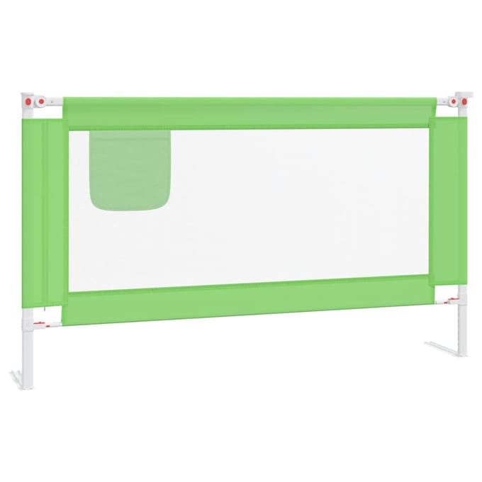 vidaXL Bedhekje peuter 140x25 cm stof groen