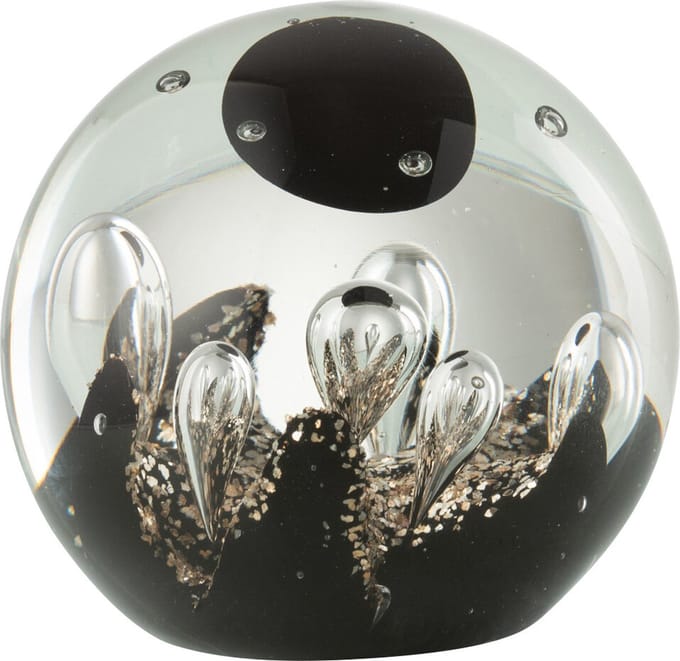 J-Line presse-papier Magic - glas - goud/zwart - small