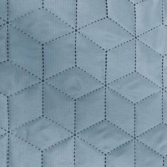 Effen Gewatteerde Sprei voor Eenpersoonsbed - 140 x 210 cm, Blauw