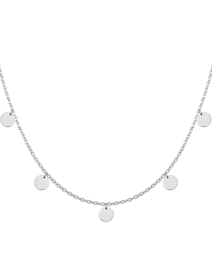 good.designs Ketting met vijf munten