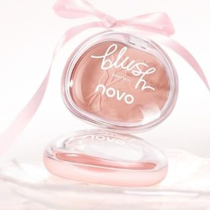 NOVO - Velvet Matte Embossing Blush - 4 Colors 01# Rose Bean - 5g