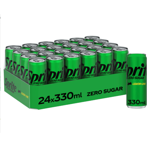 Sprite Zero Sugar Citroen-Limoen 24 x 330 ml