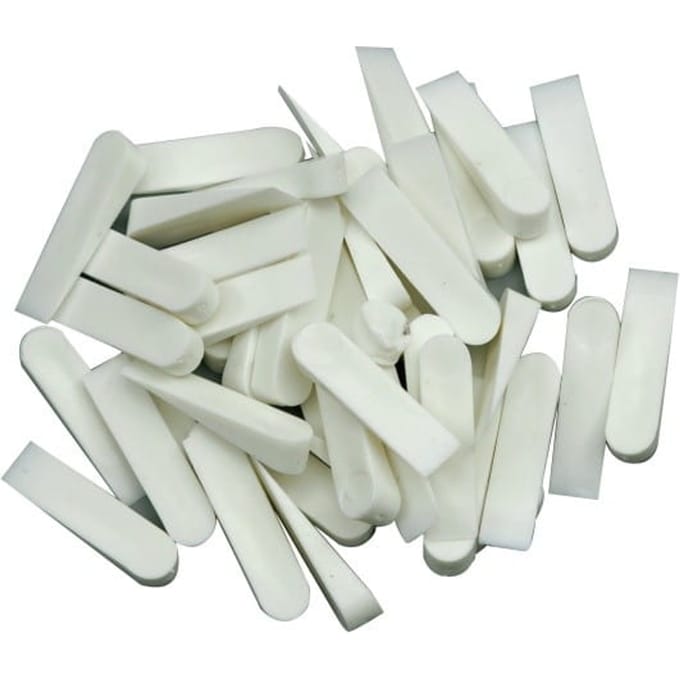Vorel - Grote Tegelwiggen - 37 x 7mm - 50 stuks - Kunststof