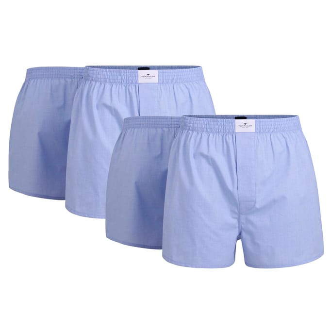 Tom Tailor Geweven boxershorts Verpakking van 4