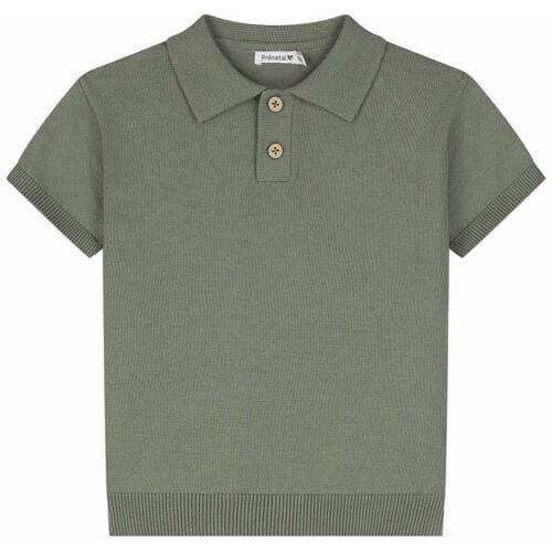 Prénatal peuter polo Light Khaki Green 92 heren