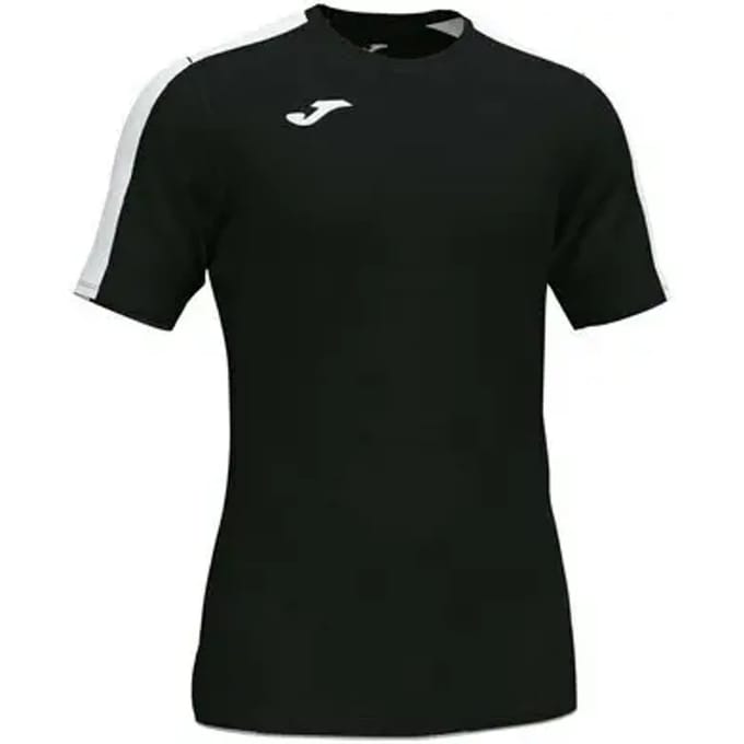 Joma Academy III Shirt Korte Mouw Kinderen - Zwart / Wit | Maat: 152