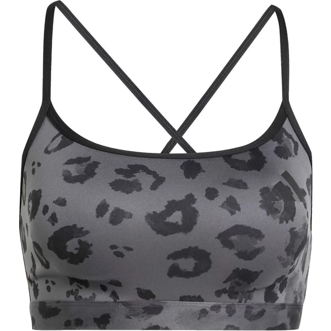 Adidas Performance Primeliftreact Essentials Light Support Bra Prin Maat: S (A-B) | Sport BH's Outlet | Dames | Zwart