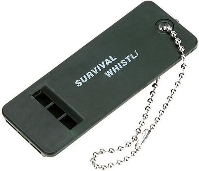 Actie4you® - Noodfluit - Survival whistle - fluit van plastic met 3 tonen - sleutelhanger