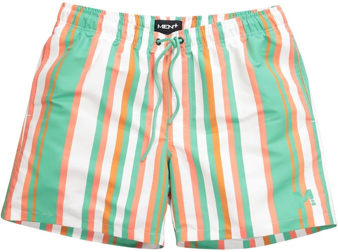 Men Plus - Heren - Zwemshort elastische tailleband - Groen - Maat L