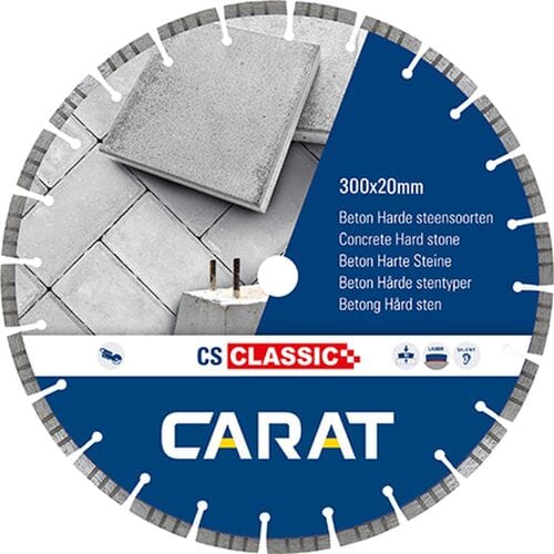Carat CS CLASSIC Diamantzaag beton/hard steen 300x20mm - CSC3002000