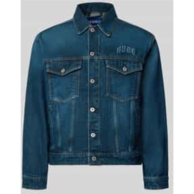 Regular fit jeansjack van puur katoen model 'Dex'