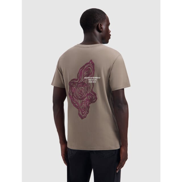 Purewhite Tree trunk t-shirt