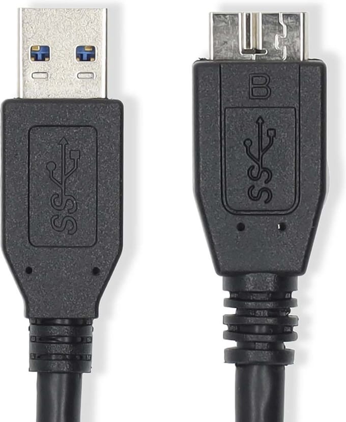 Nedis USB-Kabel - USB 3.2 Gen 1 - USB-A Male - USB Micro-B Male - 5 Gbps - Vernikkeld - 1.00 m - Rond - PVC - Zwart - Label