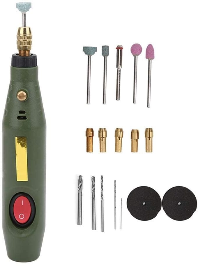 Dailygoody Mini Elektrische Boor Houtsnijwerk Tool Compact en