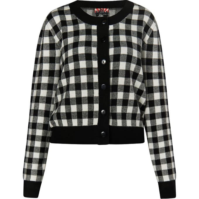 Mymo Vest Dames zwart wit
