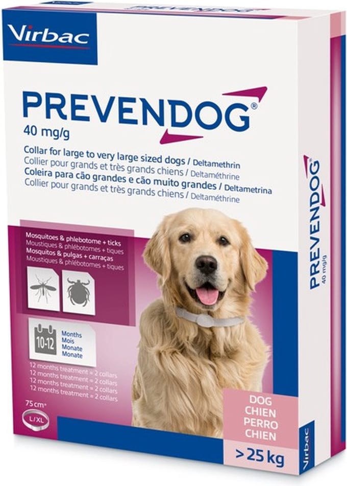 Prevendog Halsband +25 kg - 75 cm