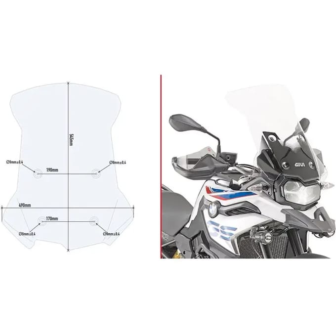 Motorfietsbel Givi Bmw F 850 Gs (2018 À 2021)