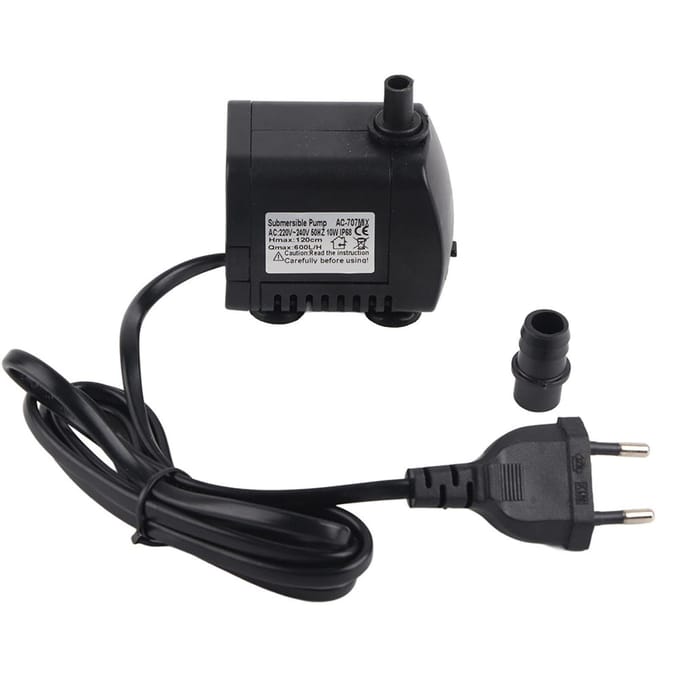 10W Aquarium Dompelwaterpomp Vistentank Fontein Miniatuurlandschap Weerstand Micro Stille Rotorpomp