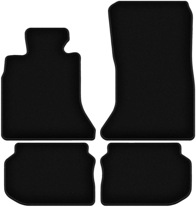 BASIC zwarte veloursmatten voor: BMW 5 F10 sedan (2010-2013)