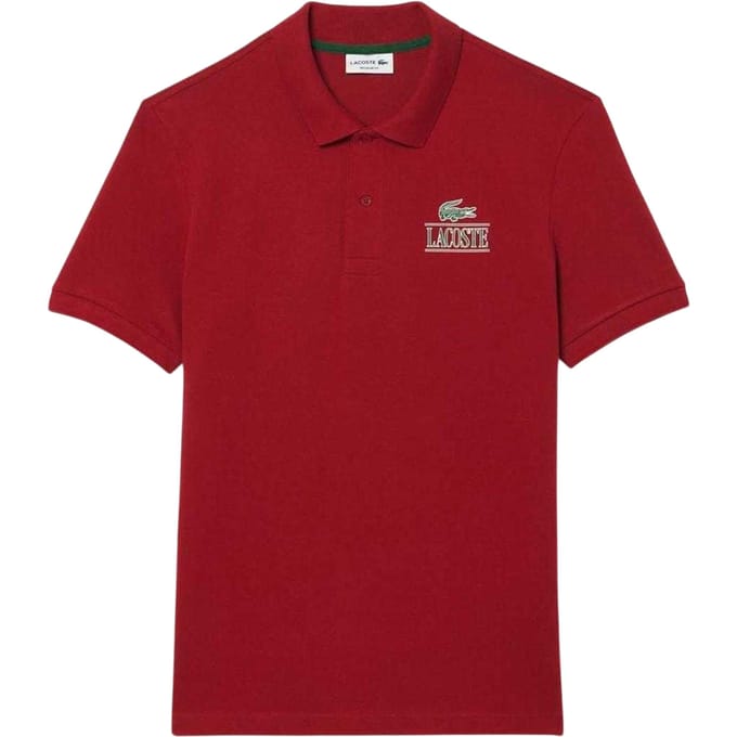 Lacoste Heren Regular Poloshirt (Rood)