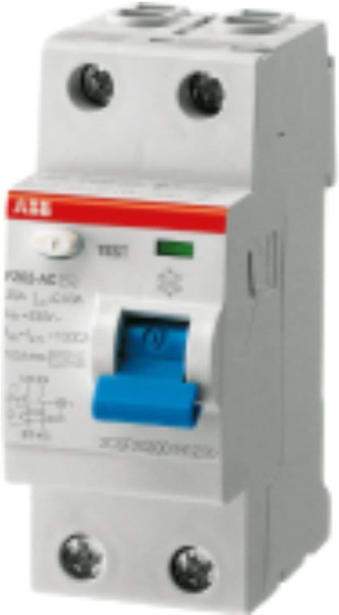 ABB 2CSF202101R2400 F202 A-40/0,1 Lastscheidingsschakelaar A 2-polig 40 A 0.1 A 230 V