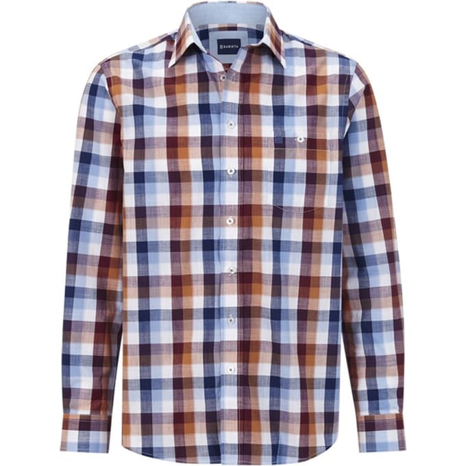 Babista herren Overhemd - 41/42 - oranje - Plus Size