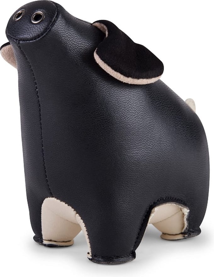Zuny Pig-Zwart-Paperweight