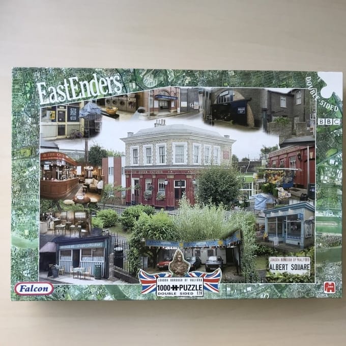 Falcon -Jumbo Eastenders puzzel 1000 dubbelzijdig
