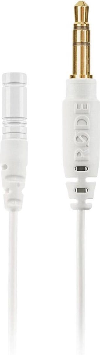RØDE LAVALIER GO Microfoon - Wit - Lavaliermicrofoon Met Bevestigingsclip