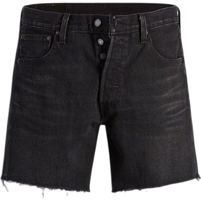 Levi's 501 Denim Short Black Maat: W29L7 | Spijkershorts Outlet | Heren | Zwart