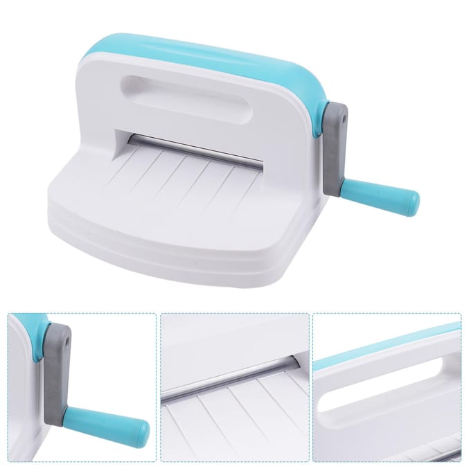 Handmatige stans- en embossingmachine, draagbare snijmachines, handmatige doe-het-zelf-embossing, snijgroet veelkleurig