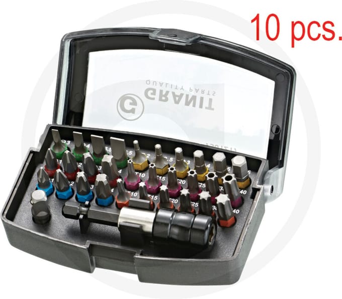 Granit GRANIT BLACK EDITION 1/4'' Bitbox - Bitset 32-delig Schroefbitjes