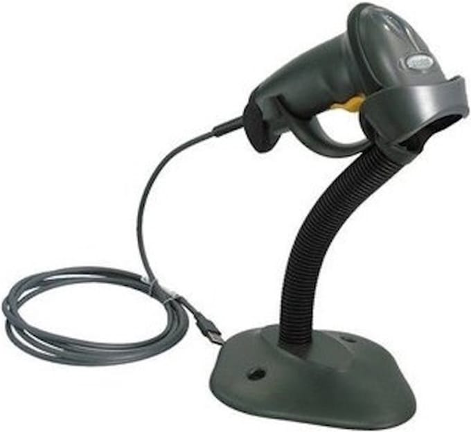 Zebra Symbool LS2208 USB Barcode Scanner incl. standaard