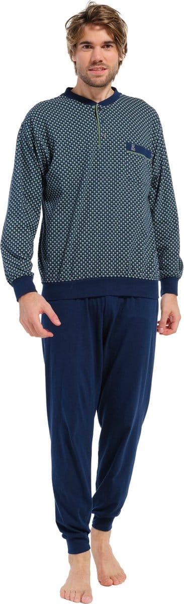 Robson heren pyjama 27232-718-4 - Blauw - M/50