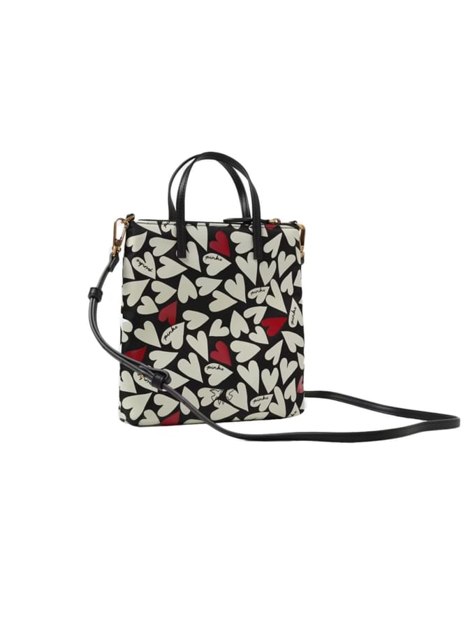 Pinko Shopper Bag Black/Red/White