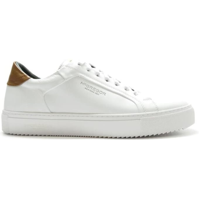McGregor Heren Sneakers - Wit - Lage Sneakers - Leer - Veters