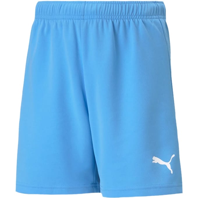 Puma Teamrise Short Kinderen - Hemelsblauw | Maat: 128