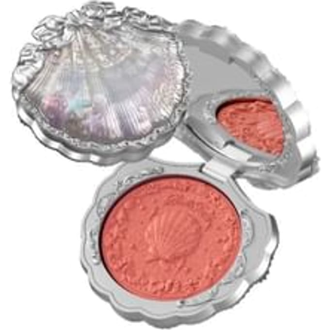 Flower Knows - Shell's Jewel Silk Satin Blush - 5 Colors #S01 Sunkissed Coral - 5g