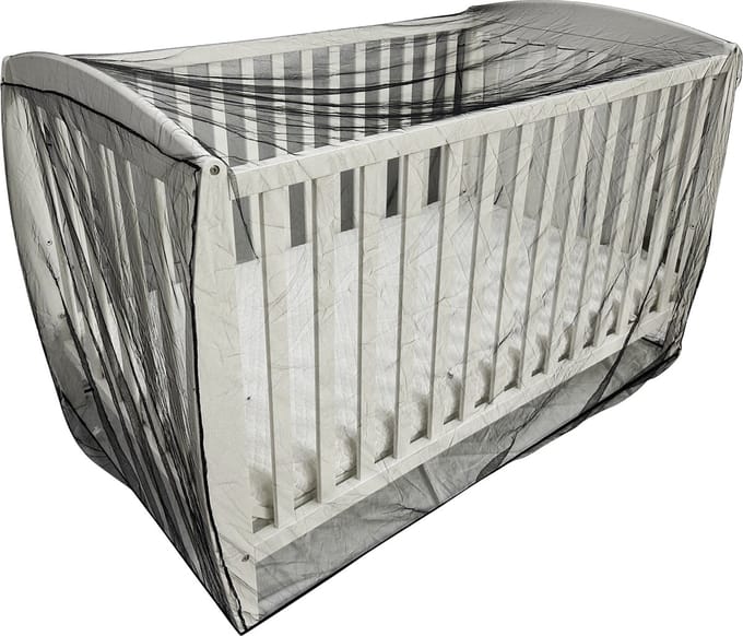 Deconet baby klamboe ledikant - L150x B90cm - zwart baby
