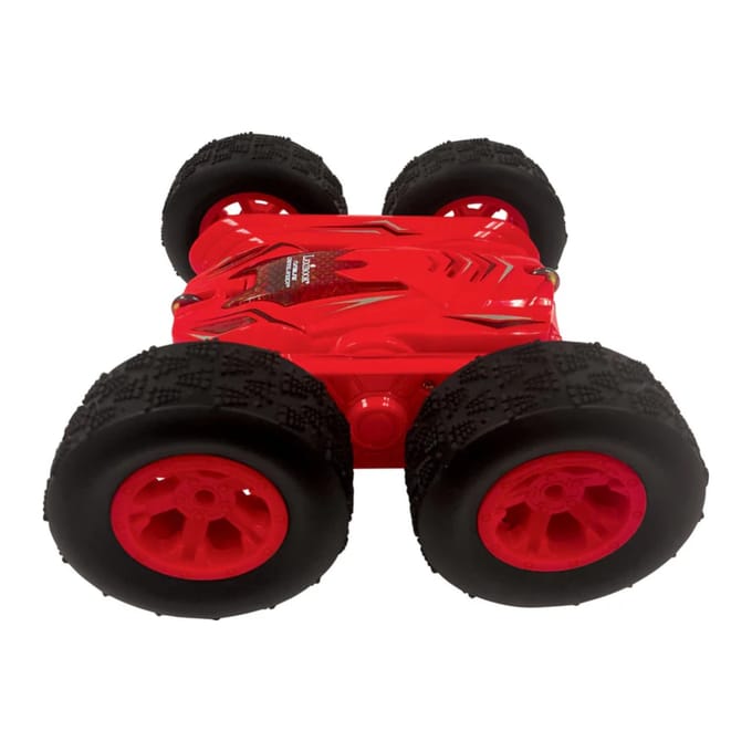 Tumbling Crosslander® - Oplaadbare RC Double Side Stunt Car 360° standing on two wheels met verlichting