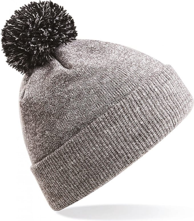 Beechfield Muts Snowstar® B450 - Heather Grey / Black - One size