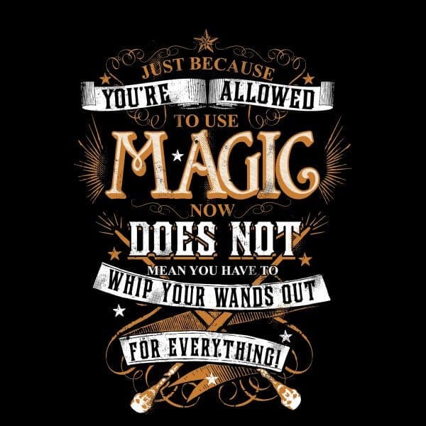 Harry Potter Whip Your Wands Out dames t-shirt - Zwart - M