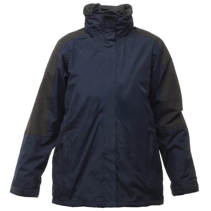 Regatta - Dames Defender III 3-In-1 Jas (Waterdicht & Winddicht) (Navy/Zwart)