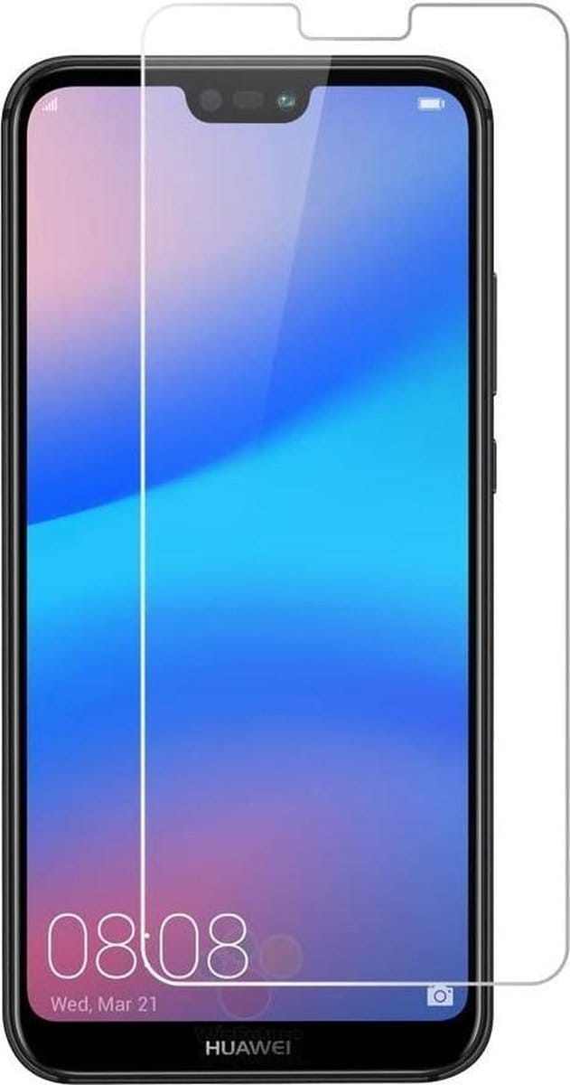 Screenprotector Glas - Tempered Glass Screen Protector Geschikt voor: Huawei Y6 2018  - 1x
