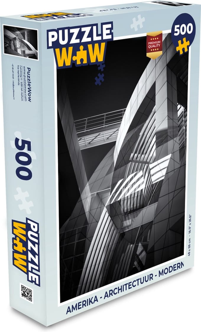 Puzzel Amerika - Architectuur - Modern - Legpuzzel - Puzzel 500 stukjes