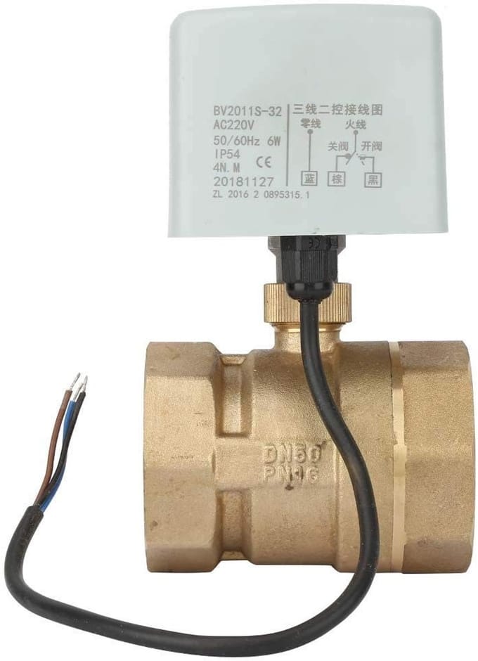 Allecto - Elektrische Kogelkraan - 2-Weg Kogelklep - 2 Inch - Dn50